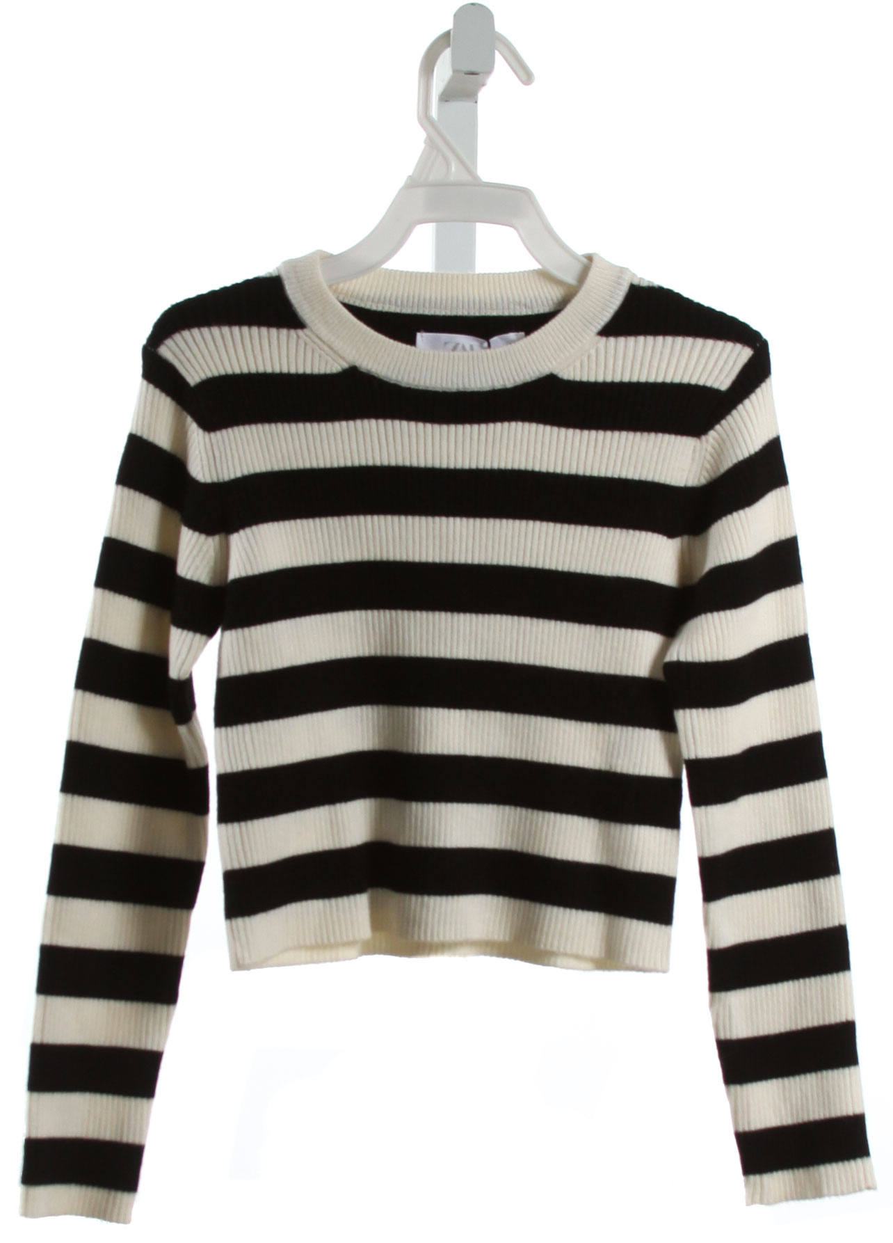 ★ZARA★ STRIPED KNIT TOP STRIPED KNIT TOP - Ecru / Blue | ZARA United States