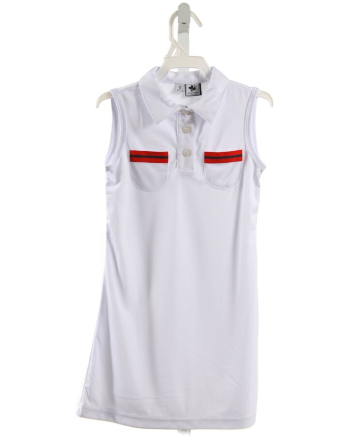 BUSY BEES  WHITE    KNIT DRESS