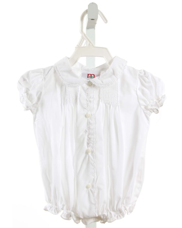 MOM & ME  WHITE    BUBBLE WITH LACE TRIM