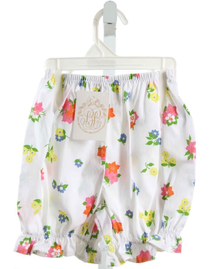 THE BEAUFORT BONNET COMPANY  WHITE  FLORAL  BLOOMERS