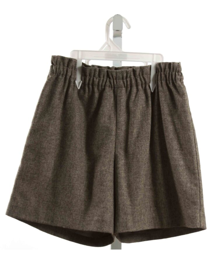 BONPOINT  BROWN WOOL   SHORTS 
