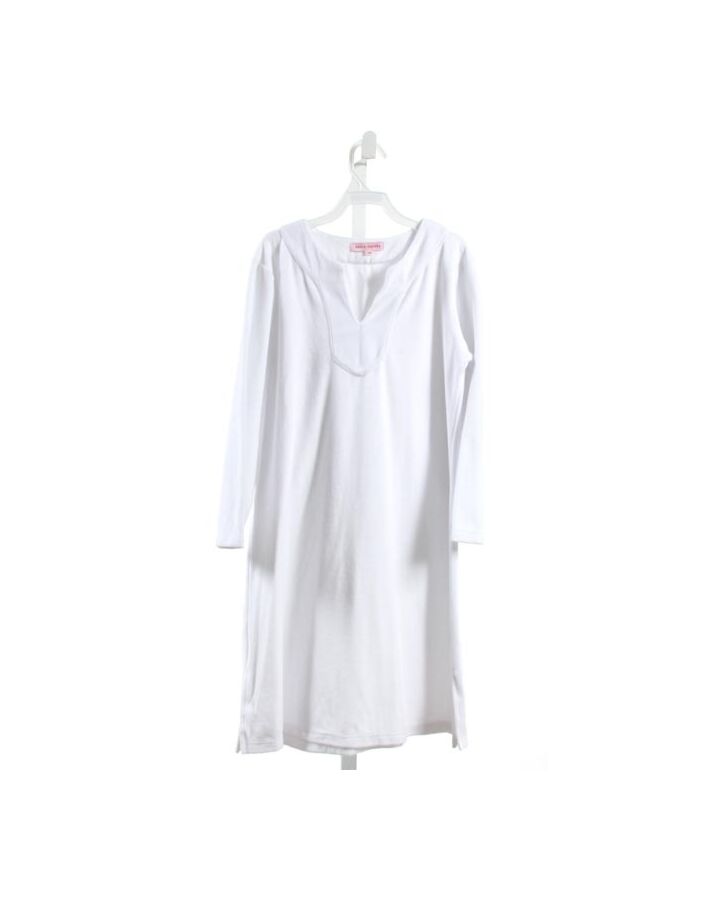 KAYCE HUGHES  WHITE TERRY CLOTH   COVER UP 