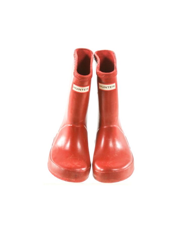 HUNTER RED RAIN BOOTS *SIZE TODDLER 8; VGU - LIGHT WEAR/SCUFFING