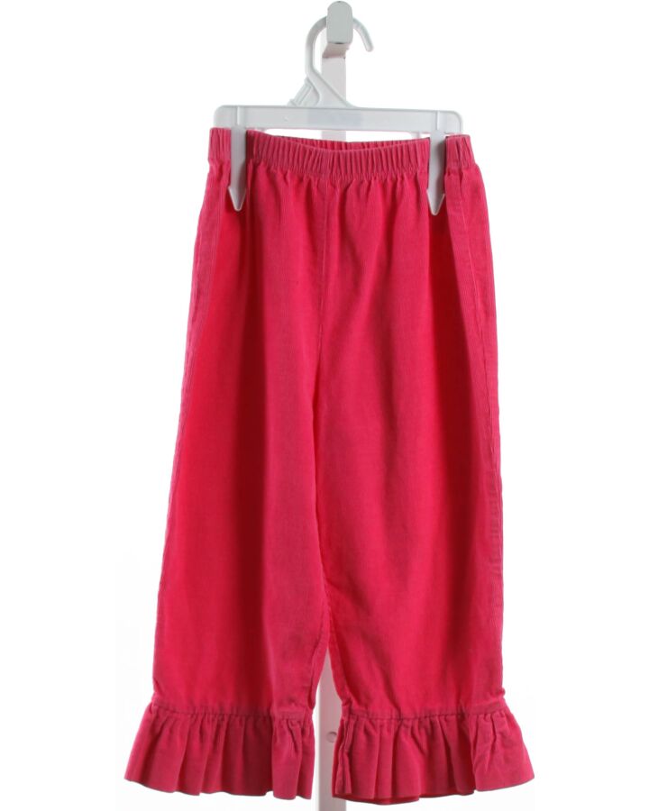 BEEHAVE  HOT PINK CORDUROY  PANTS WITH RUFFLE