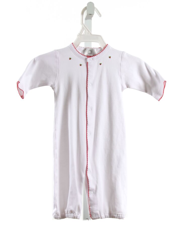 THE PROPER PEONY  WHITE    LAYETTE WITH PICOT STITCHING