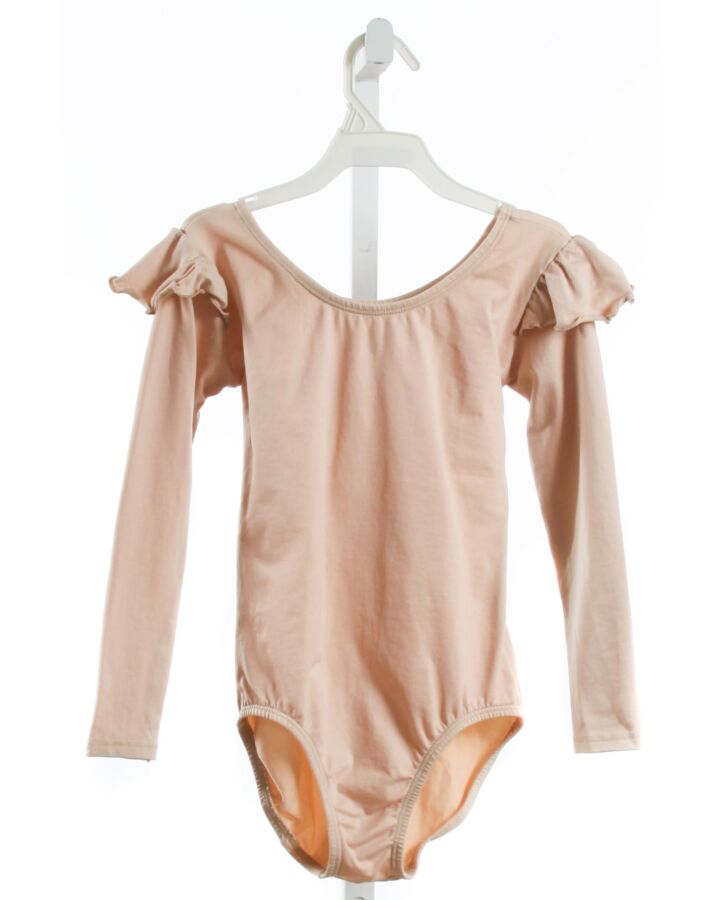 THE LEOTARD BOUTIQUE  BROWN    LEOTARD WITH RUFFLE