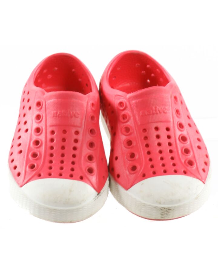 NATIVE PINK RUBBER SHOES *SIZE TODDLER 5; VGU- MINOR SCUFFING
