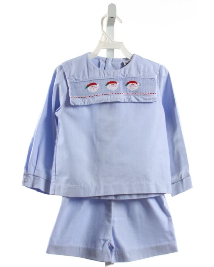 BAILEY BOYS  BLUE   SMOCKED 2-PIECE OUTFIT