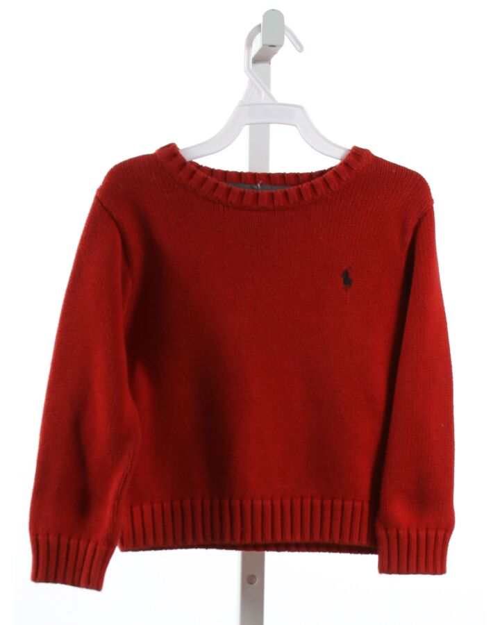 POLO BY RALPH LAUREN  RED    SWEATER