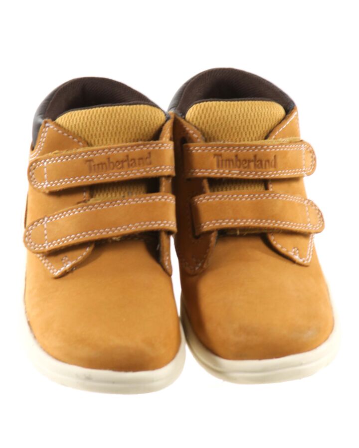 TIMBERLAND BROWN BOOTS *THIS ITEM IS GENTLY USED WITH MINOR SIGNS OF WEAR (FAINT STAINS) *EUC SIZE TODDLER 8.5