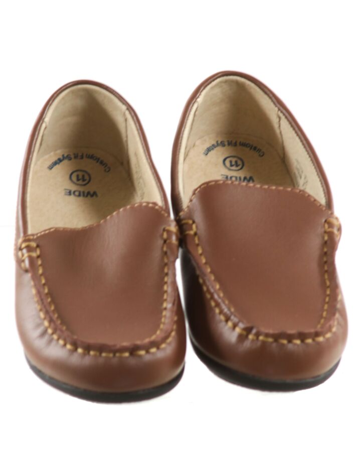 FOOTMATES BROWN LOAFERS *NEW WITHOUT TAG *NWT SIZE TODDLER 11