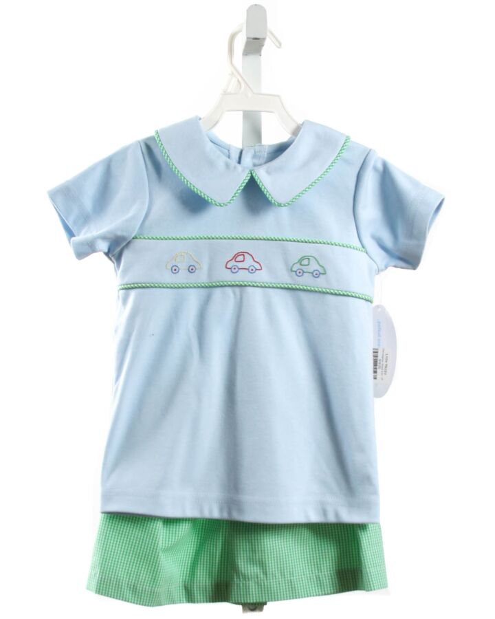 LULLABY SET  BLUE  GINGHAM  2-PIECE OUTFIT