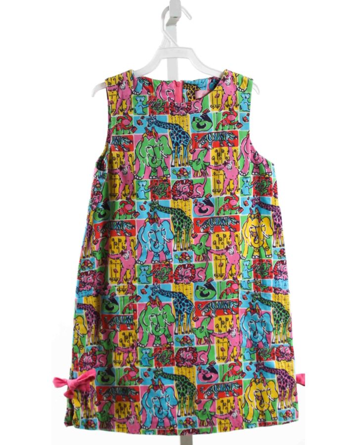 LILLY PULITZER  MULTI-COLOR   PRINTED DESIGN DRESS