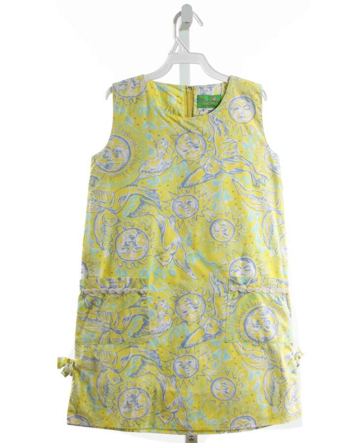 LILLY PULITZER  YELLOW   PRINTED DESIGN DRESS