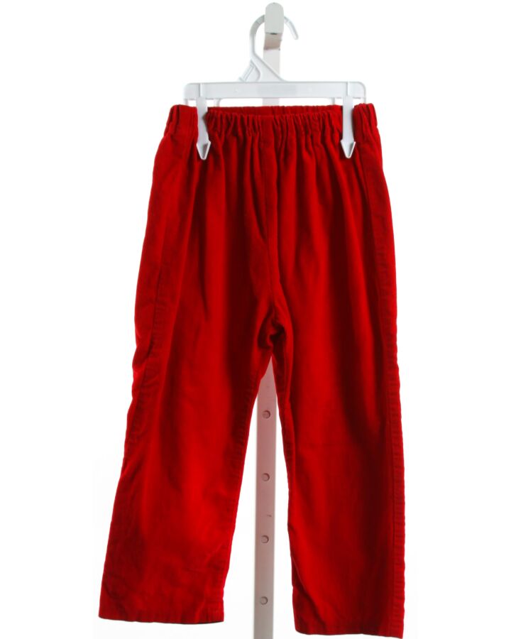 W COLOR WORKS  RED CORDUROY   PANTS