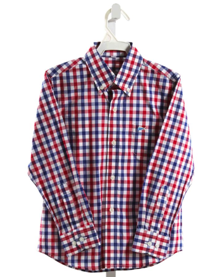 SOUTHERN LURE  MULTI-COLOR  GINGHAM  DRESS SHIRT