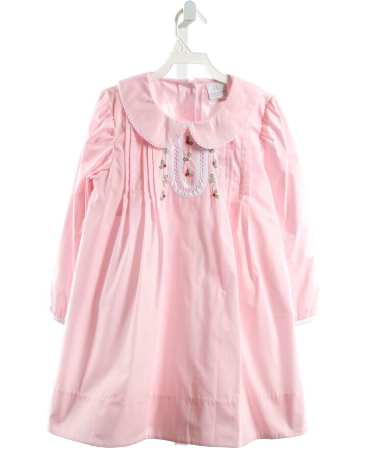 LULLABY SET  PINK   EMBROIDERED DRESS