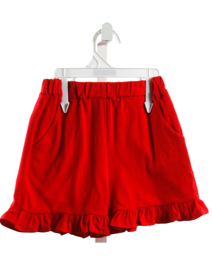 STITCHY FISH  RED    SHORTS WITH RUFFLE