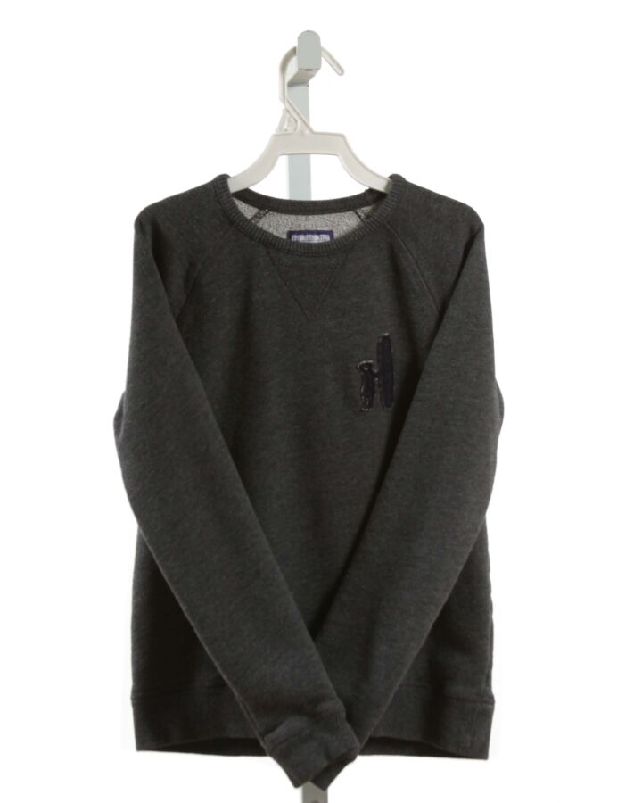 JOHNNIE-O  GRAY    PULLOVER 