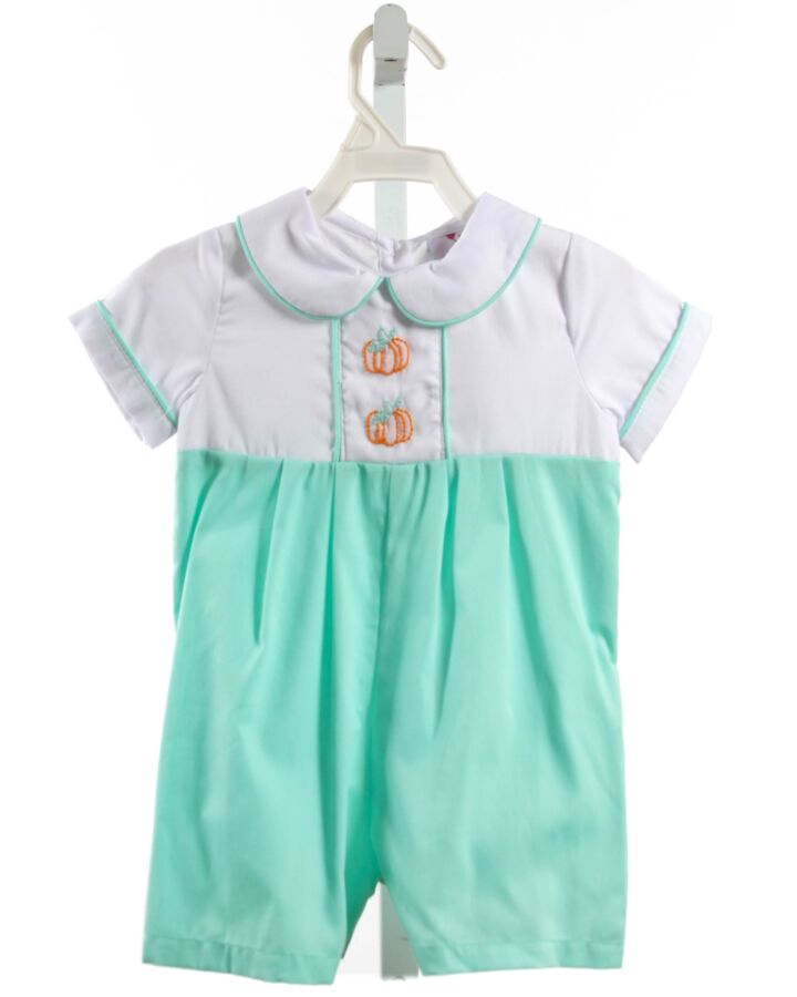 ELIZA JAMES  MINT   EMBROIDERED SHORTALL