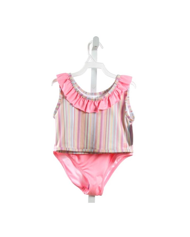 SET BY LULLABY SET  PINK  STRIPED  2-PIECE SWIMSUIT