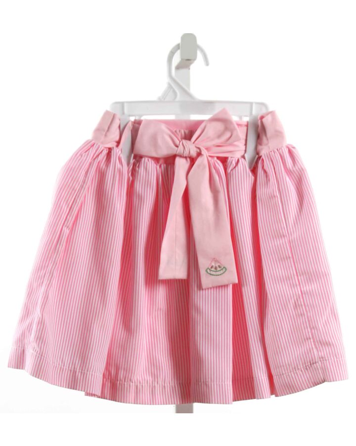 THE PROPER PEONY  PINK  STRIPED  SKIRT