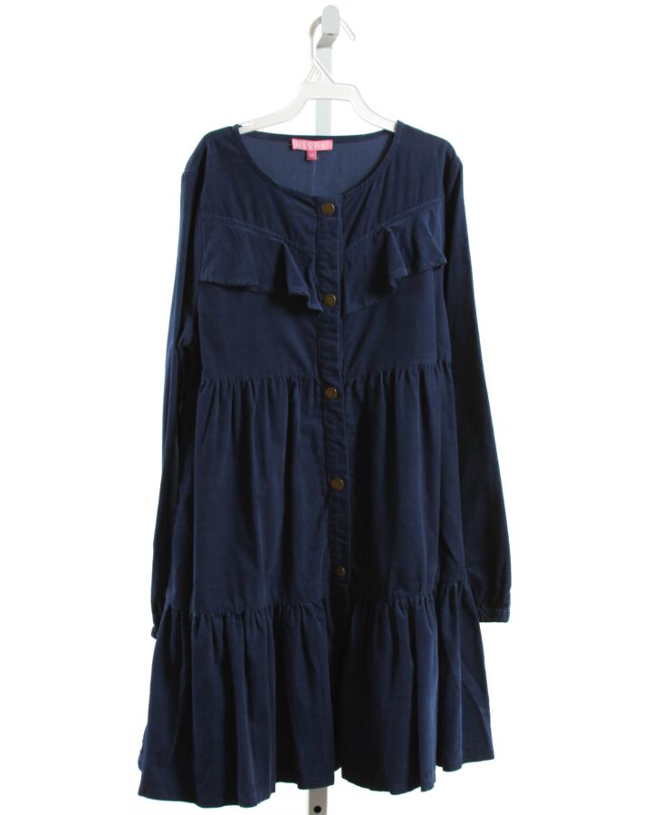 BISBY BY LITTLE ENGLISH  NAVY CORDUROY   DRESS