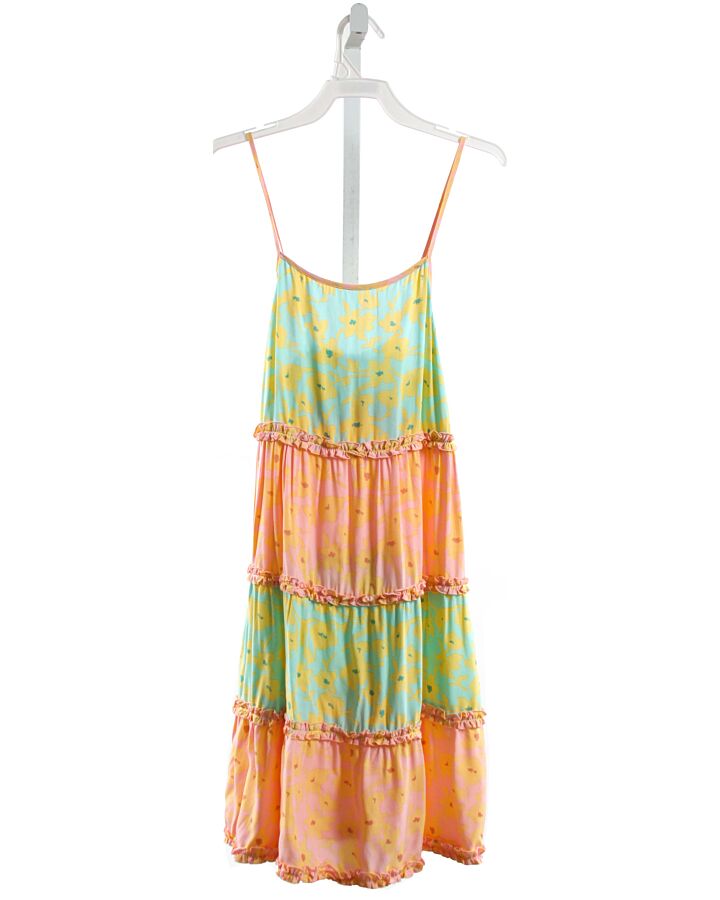 JOYOUS AND FREE  MULTI-COLOR  FLORAL  DRESS