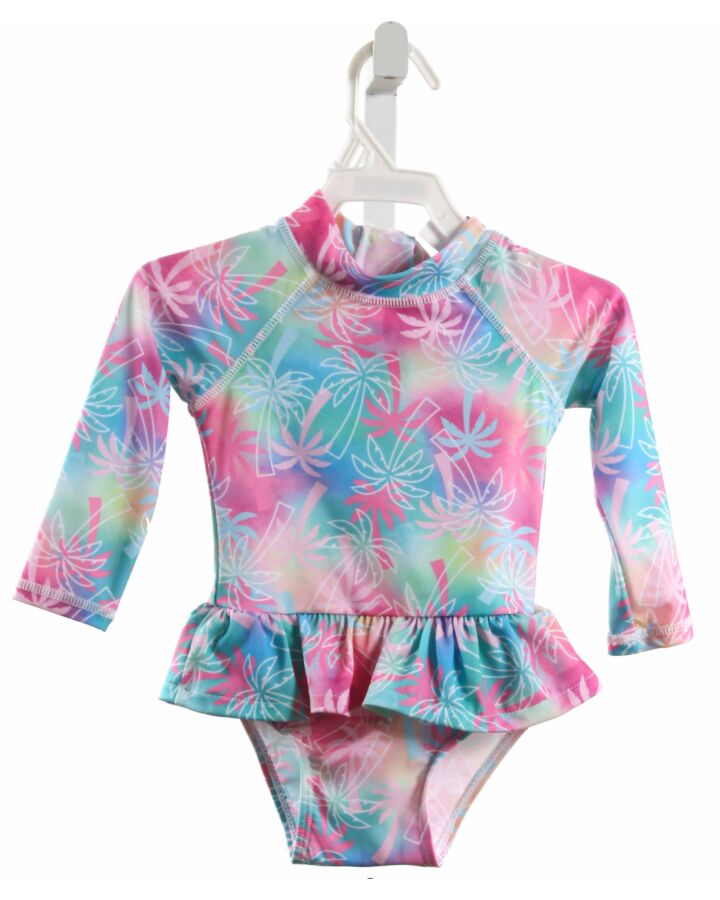 FLAP HAPPY  MULTI-COLOR    1-PIECE SWIMSUIT WITH RUFFLE
