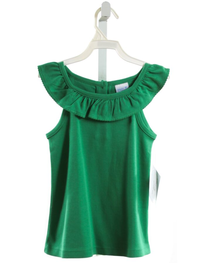 BAILEY BOYS  GREEN    KNIT TANK WITH PICOT STITCHING