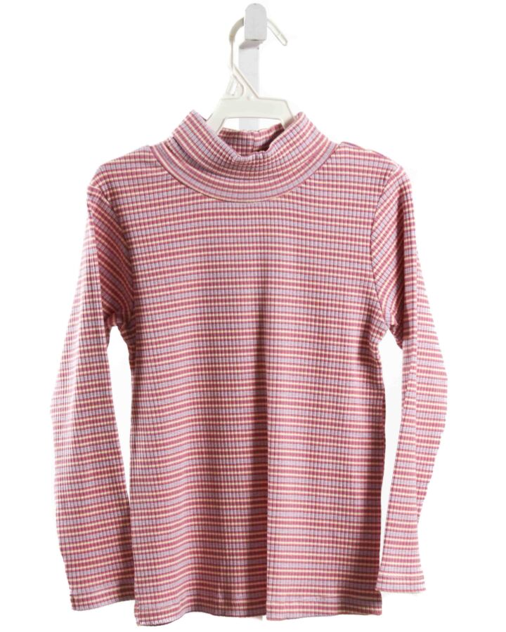 BISBY BY LITTLE ENGLISH  PURPLE  STRIPED  KNIT LS SHIRT