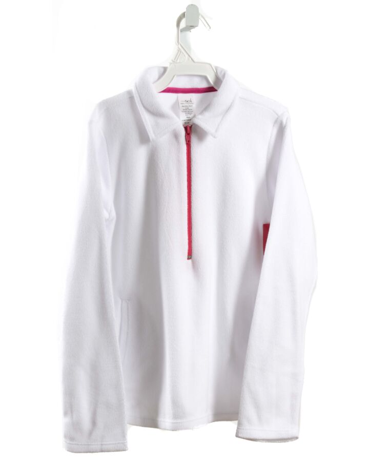 SET BY LULLABY SET  WHITE FLEECE   PULLOVER