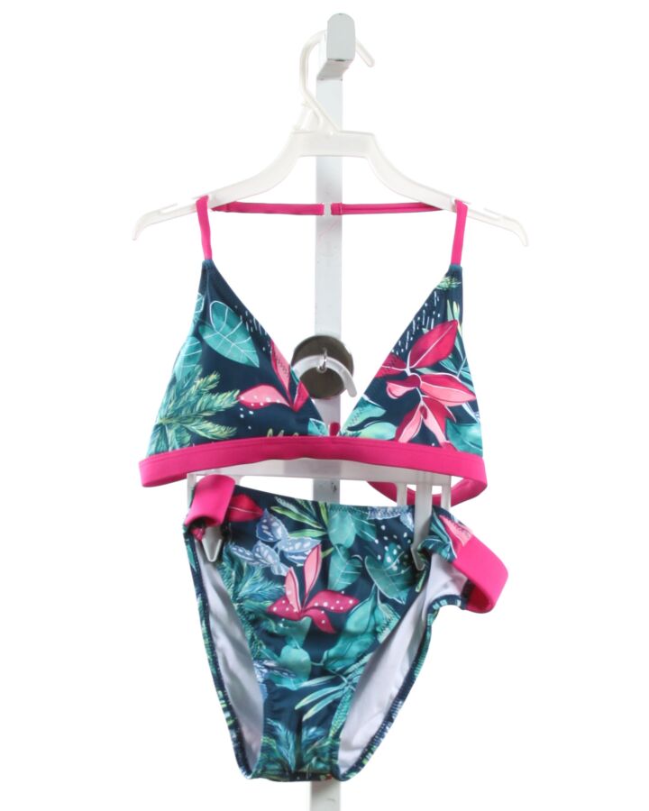 MAYORAL  GREEN  FLORAL  2-PIECE SWIMSUIT