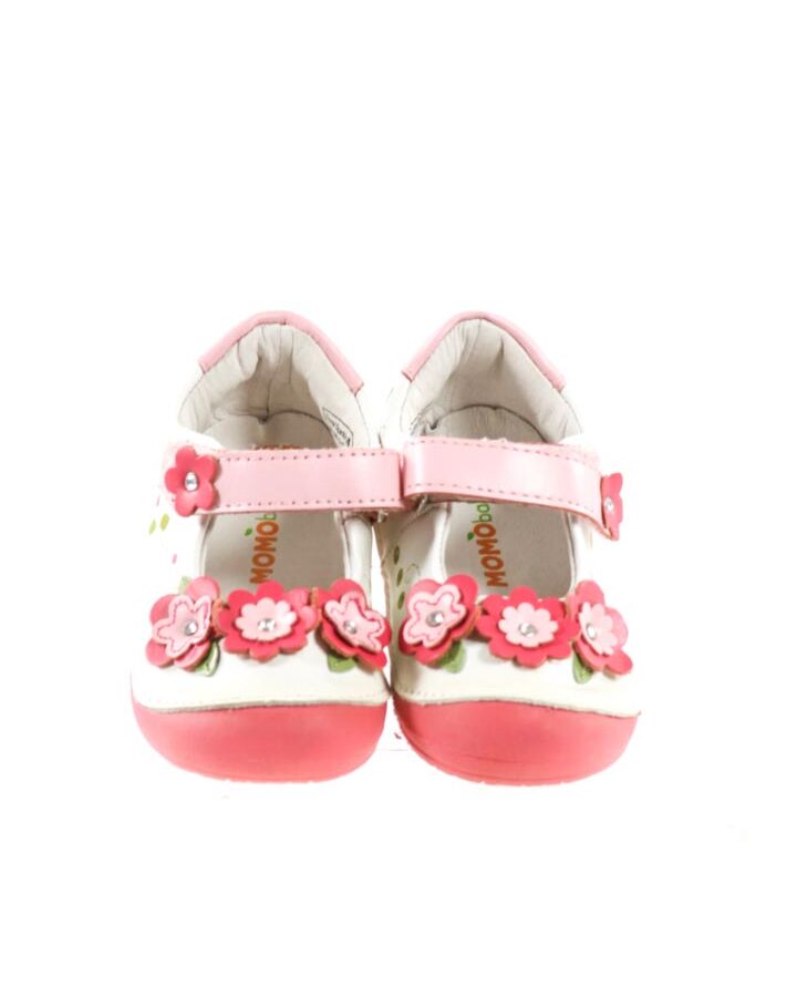 MOMO BABY PINK APPLIQUED MARY JANES *SIZE TODDLER 7; EUC