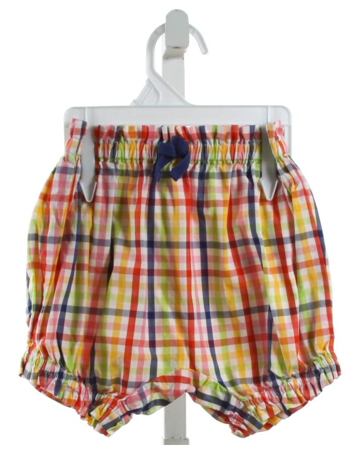 HANNA ANDERSSON  MULTI-COLOR  PLAID  BLOOMERS 