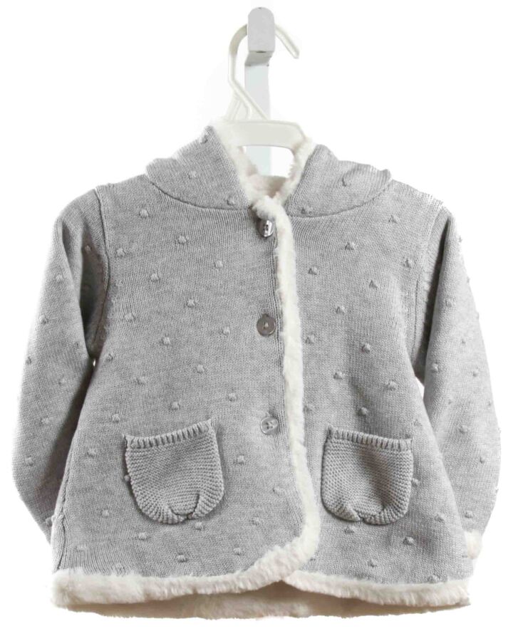 MAYORAL  GRAY  SWISS DOT  OUTERWEAR
