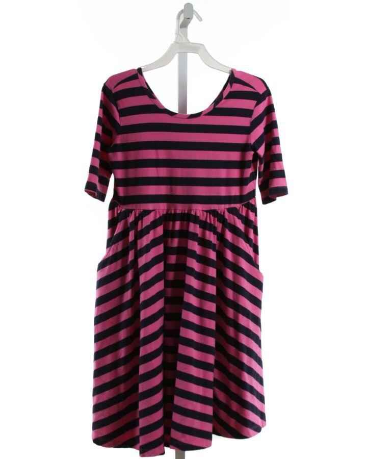 HANNA ANDERSSON  PINK  STRIPED  KNIT DRESS 