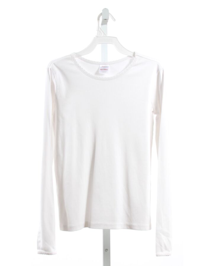 HANNA ANDERSSON  WHITE    KNIT LS SHIRT