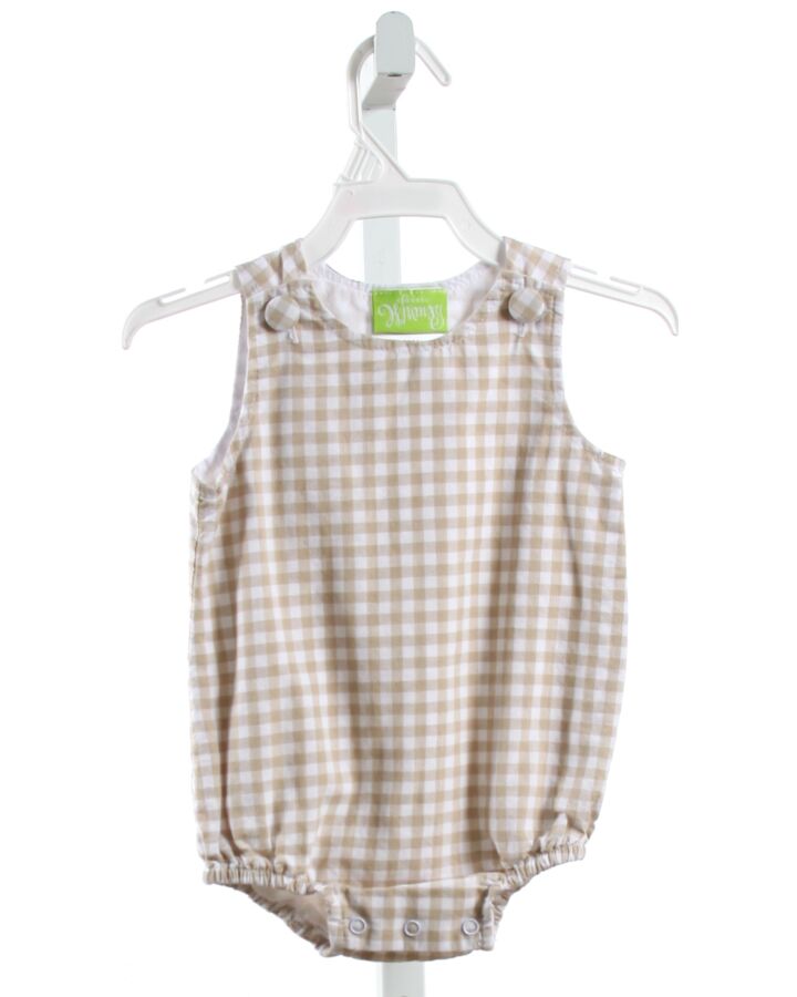CLASSIC WHIMSY  IVORY  GINGHAM  BUBBLE
