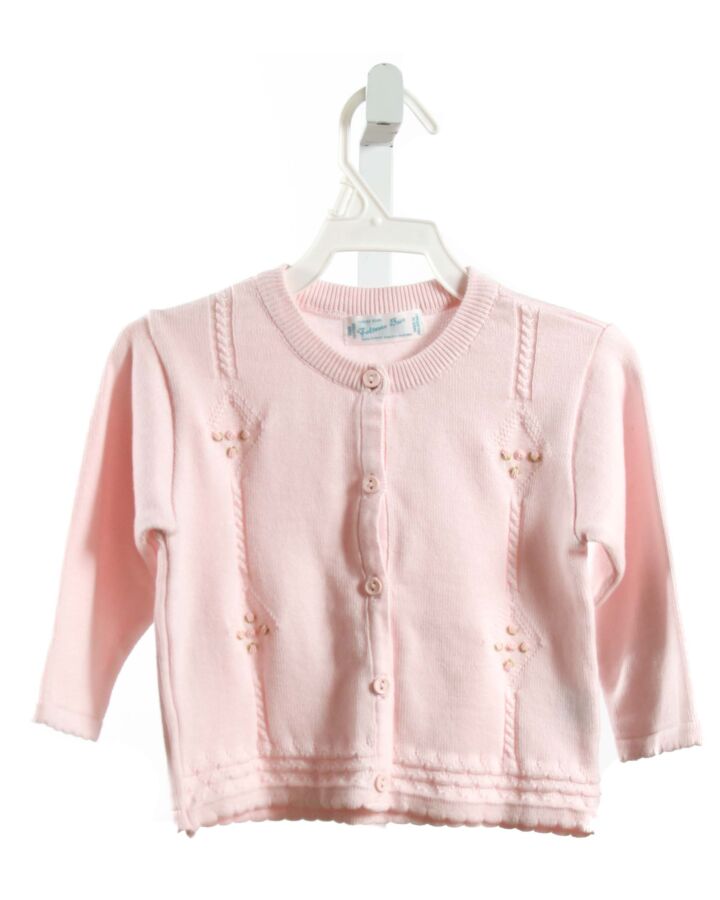 FELTMAN BROTHERS  PINK  FLORAL EMBROIDERED CARDIGAN