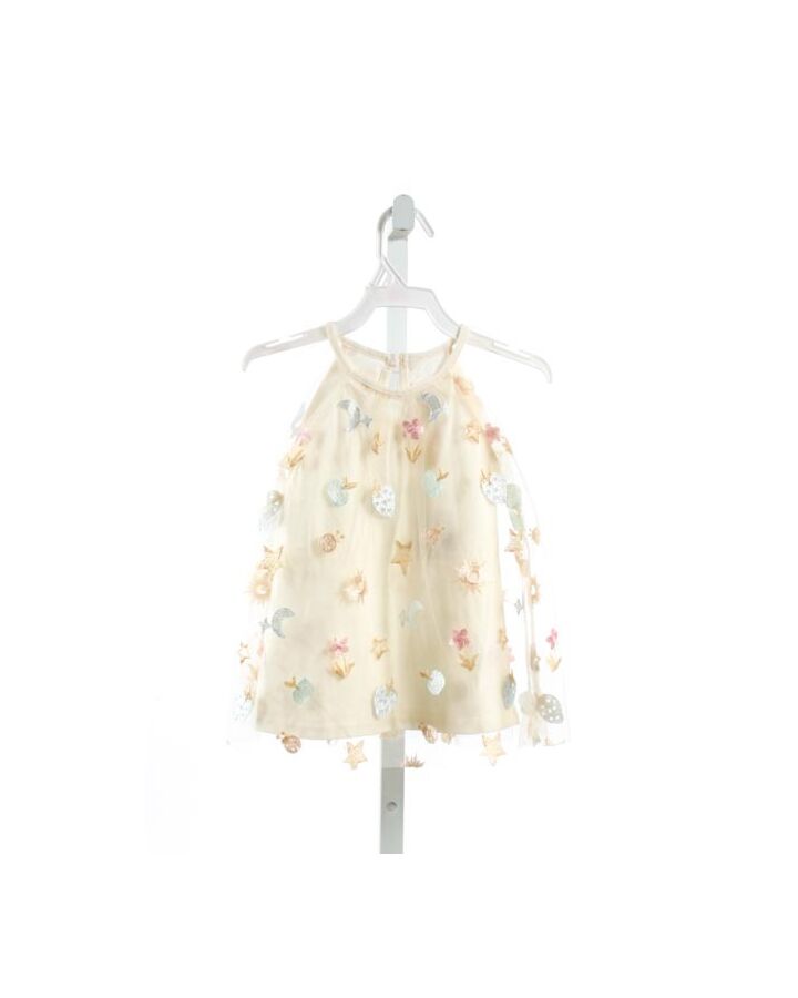 HATLEY  IVORY TULLE  EMBROIDERED PARTY DRESS