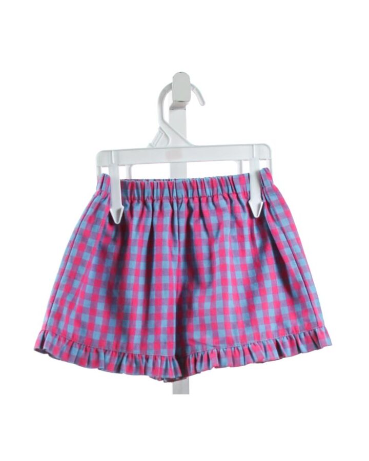 BUSY BEES  BLUE  GINGHAM  SHORTS