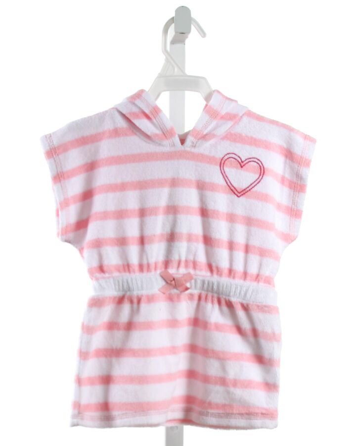 HATLEY  PINK TERRY CLOTH STRIPED  COVER UP 