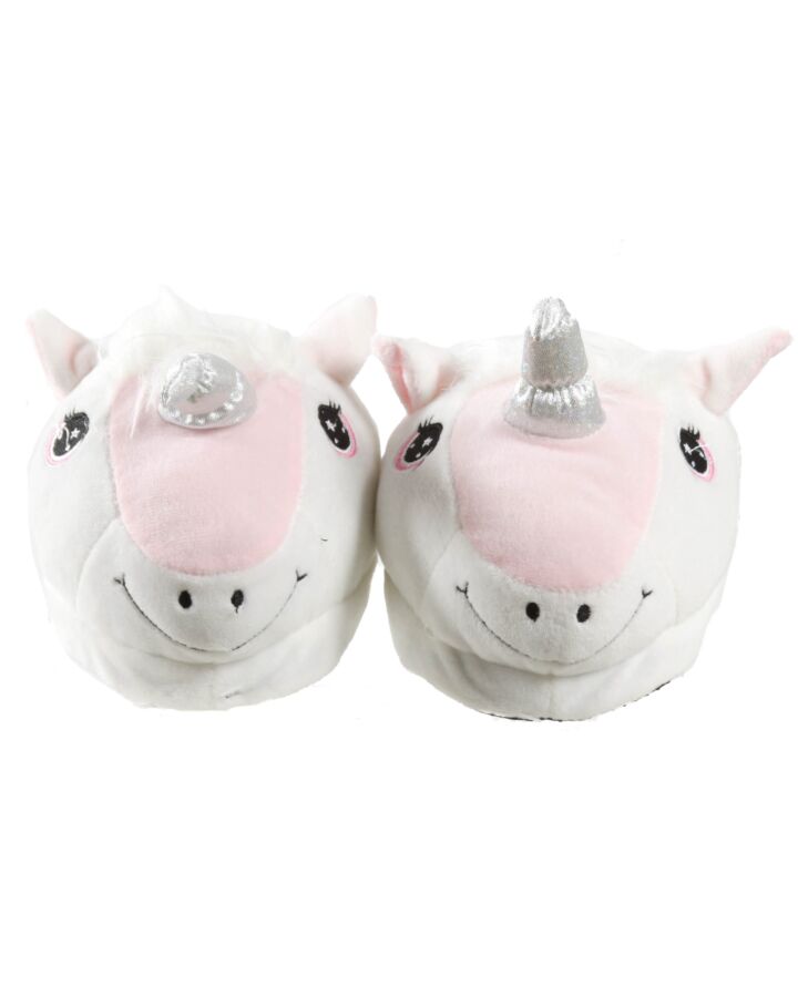 CUPCAKES & CARTWHEELS WHITE SLIPPERS *SIZE S/M EQUIVALENT TO TODDLER SIZE 6-7.5 *NWT SIZE TODDLER 6