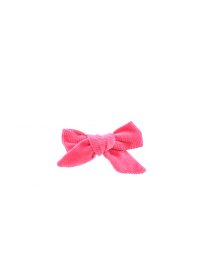 LOLO   HOT PINK CORDUROY   HAIR BOW 