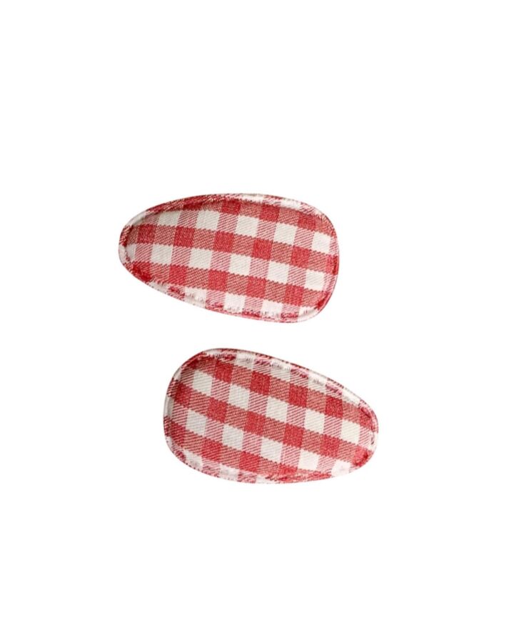 LOLO  RED  GINGHAM  ACCESSORIES - HAIR ITEMS