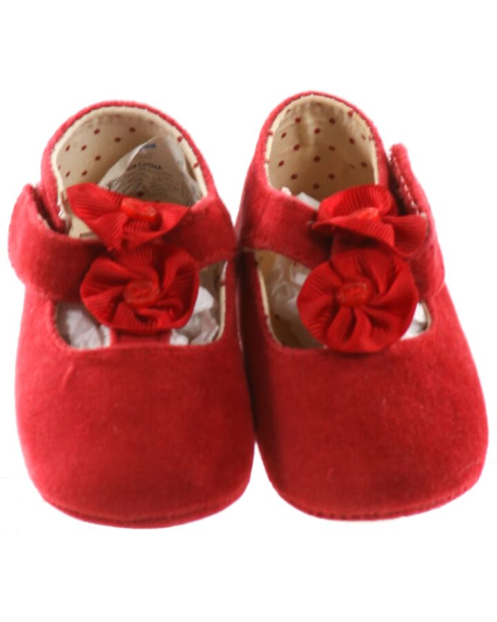 MAYORAL RED MARY JANES *SIZE INFANT 2.5; EUC