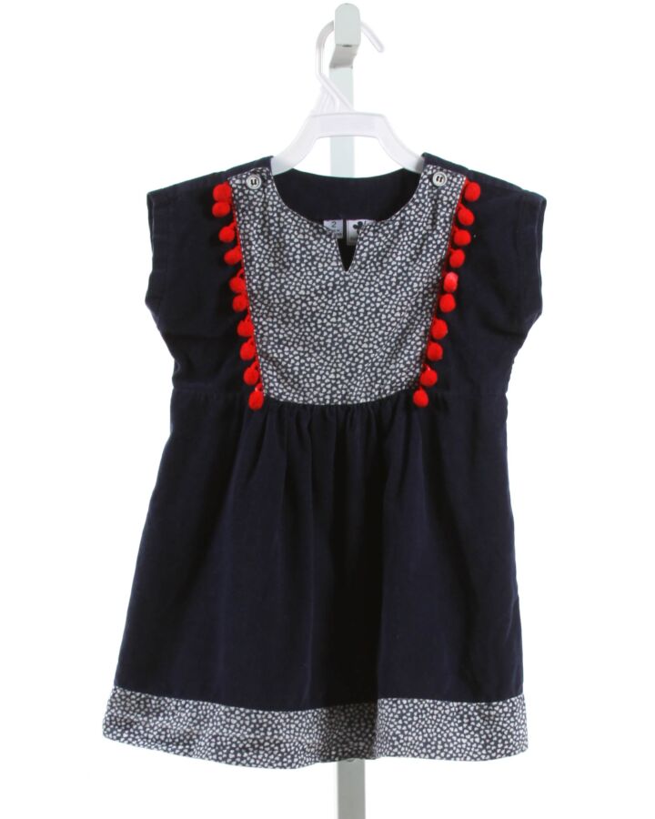 BUSY BEES  NAVY CORDUROY   DRESS