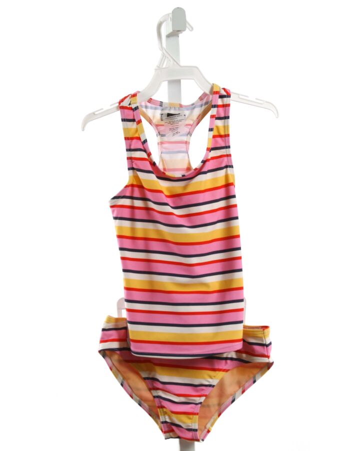 TOOBY DOO  MULTI-COLOR  STRIPED  2-PIECE SWIMSUIT 