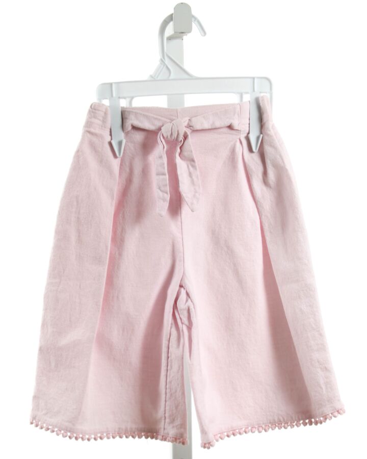 EDGEHILL COLLECTION  PINK  SHORTS WITH EYELET TRIM